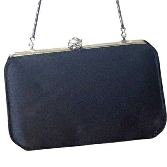 Evening/ Party Black Mini Handbag. - Picture 1 of 14